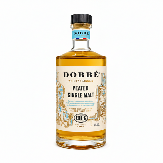 DOBBE FRENCH WHISKY PEATED SINGLE MALT - 700 ML. 45% ALC.