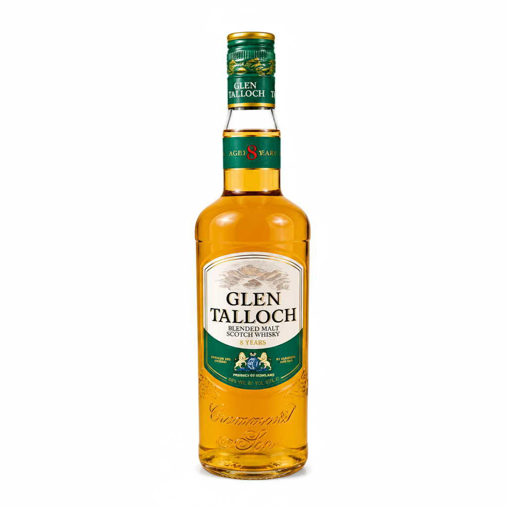 GLEN TALLOCH WHISKY GOLD 8 YEARS 700 ML. 40% ALC.