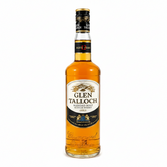 GLEN TALLOCH WHISKY GOLD 12 YEARS 700 ML. 40% ALC.