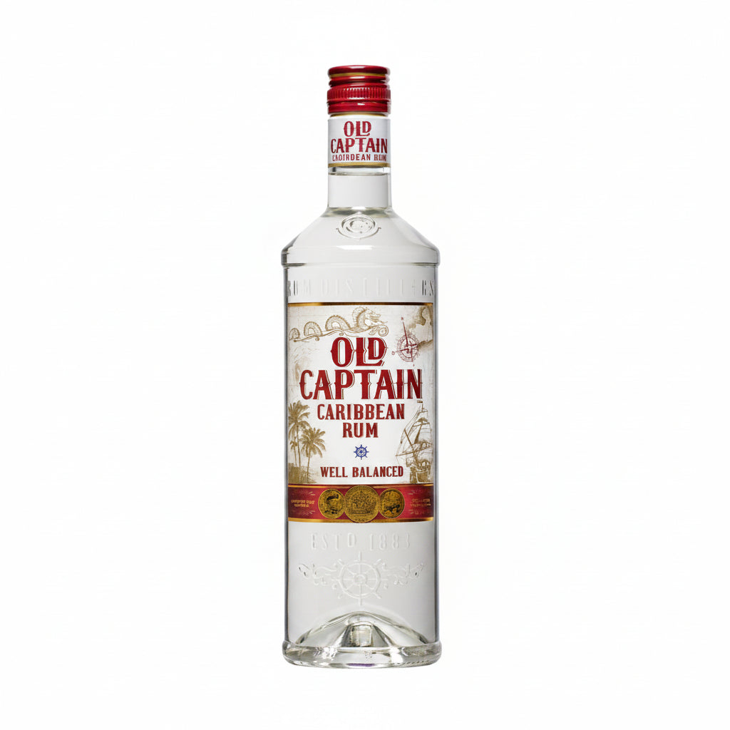 OLD CAPTAIN RUM WHITE 0.7 L.
