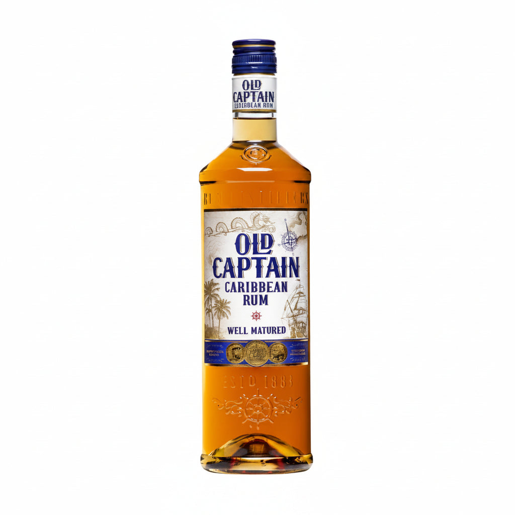 OLD CAPTAIN RUM BROWN 0.7 L.