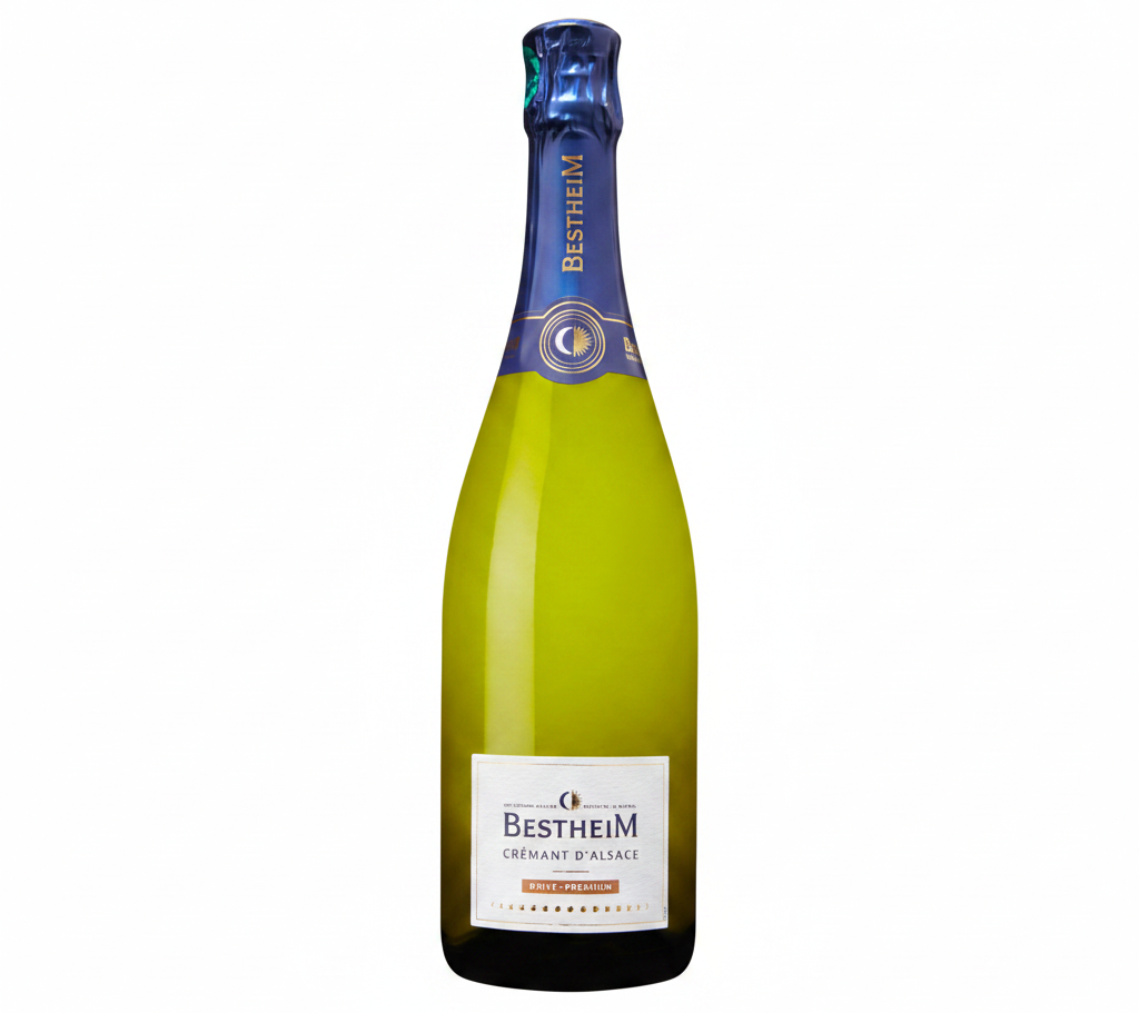 CREMANT D. ALSACE BLANC BRUT PREMIUM BESTHEIM 750 ML 12.5 % ALC.