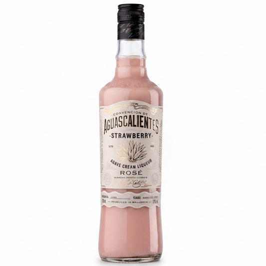 AGUASCALIENTE CREMA AGAVE STRAWBERRY - 0.7 L. 17.0 % ALC