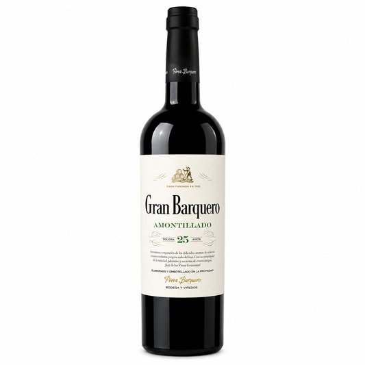GRAN BARQUERO VINO AMONTILLADO - 19.0 % ALC.