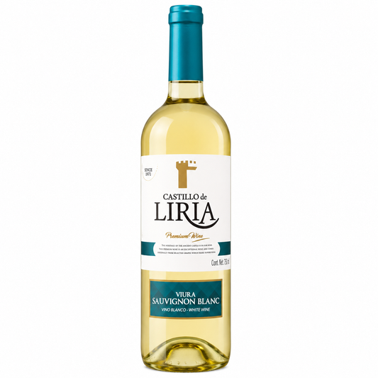 CASTILLO DE LIRIA PREMIUM VIURA VINO BLANCO - 11.5% ALC.750 ML