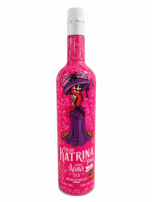 AGAVE PINK CON GUSANO FRIDA KATRINA ALC. 38% 1L.