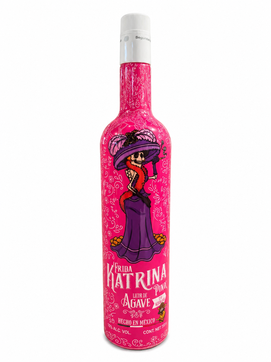 AGAVE PINK CON GUSANO FRIDA KATRINA ALC. 38% 1L.