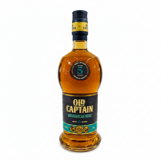 OLD CAPTAIN DOMINICAN RUM 5 YEARS 0.7 L.