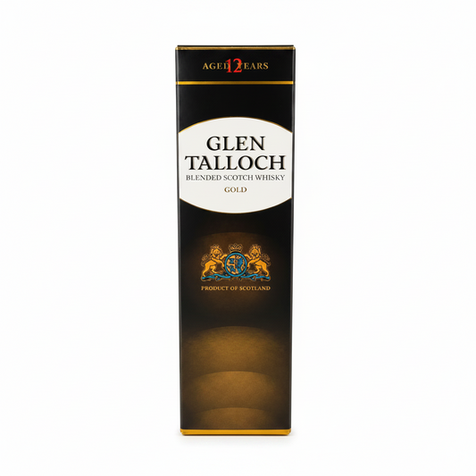 GLEN TALLOCH WHISKY GOLD 12 YEARS 700 ML. 40% ALC.