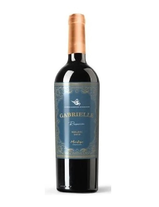 GABRIELLE MALBEC RESERVA 2021 14.8  % ALC. 750 ML.