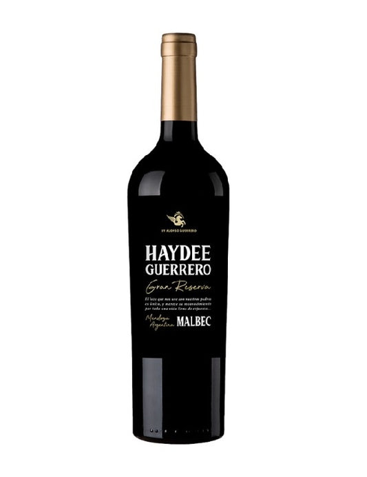 HAYDE GUERRERO MALBEC GRAN RESERVA 14.8 % ALC. 750 ML.