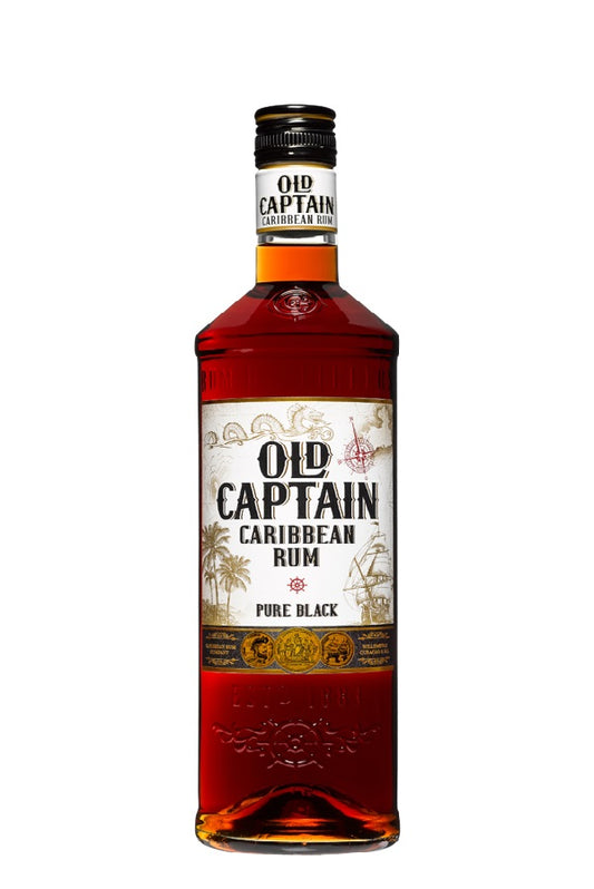 OLD CAPTAIN RUM PURE BLACK 0.7 L.