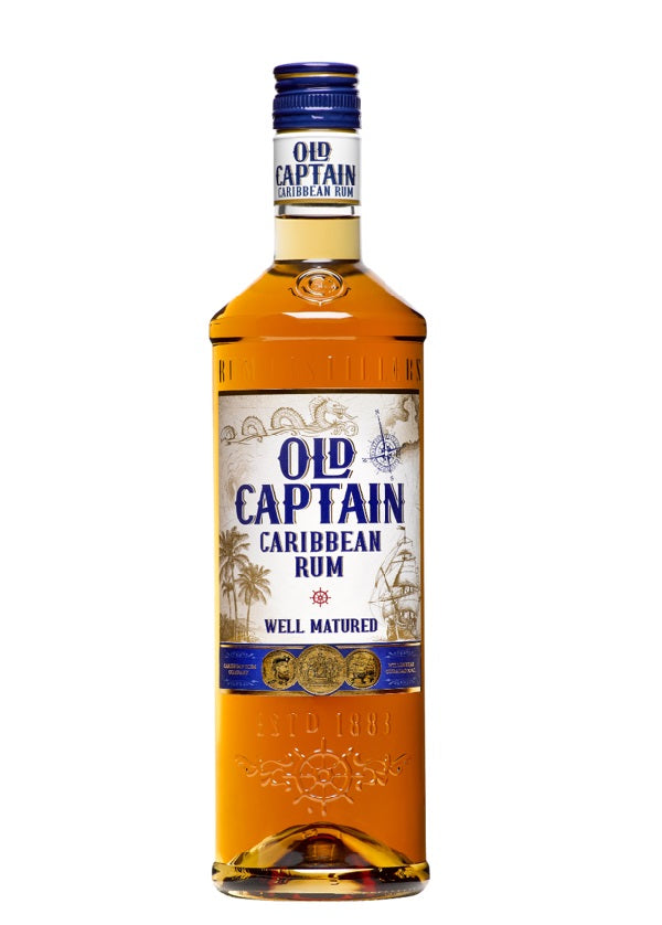 OLD CAPTAIN RUM BROWN 0.7 L.